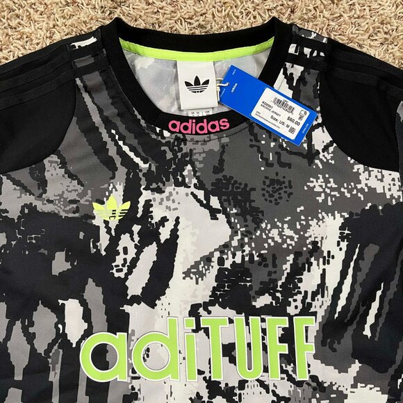 Adidas Originals Men’s Archive Allover Print Jersey KD2351, Size Medium (New) - Picture 4 of 16